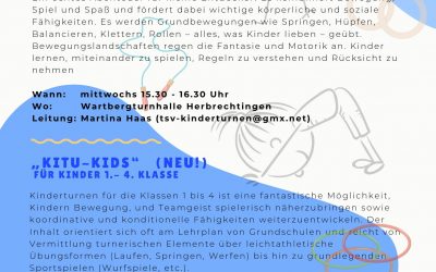 Kinderturnen – neue Angebote