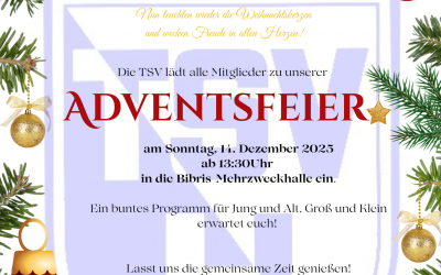 Adventsfeier am 14.12.2025