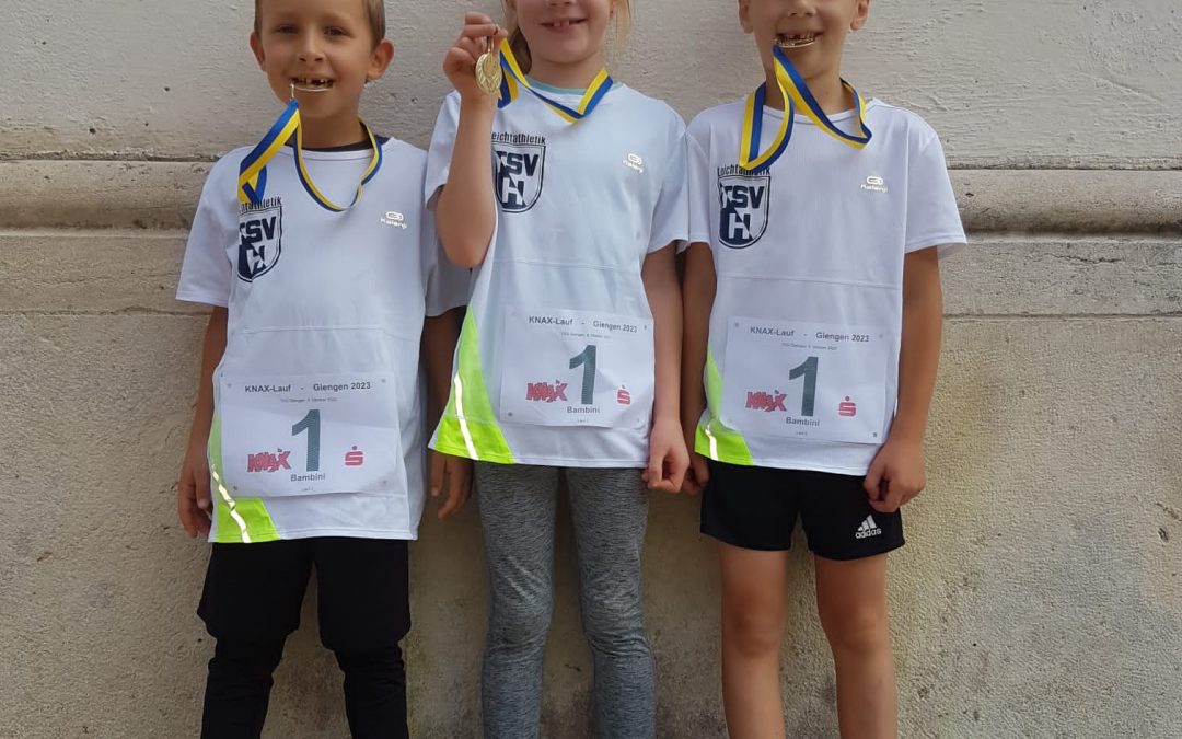 Konstantin, Lena und Johann – Bambinis 500m